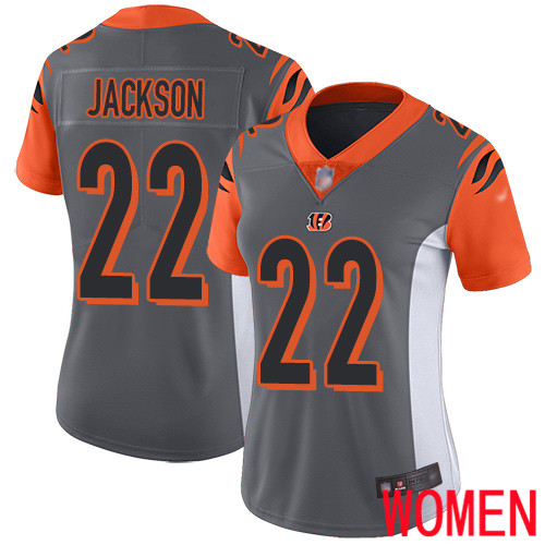 Cincinnati Bengals Limited Silver Women William Jackson Jersey NFL Footballl #22 Inverted Legend